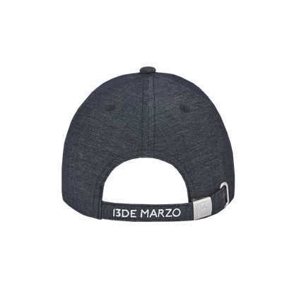 13DE MARZO Lace-Brim Baseball Cap Black