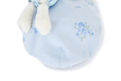 13DE MARZO Embroidered Ruffle Baseball Cap Blue