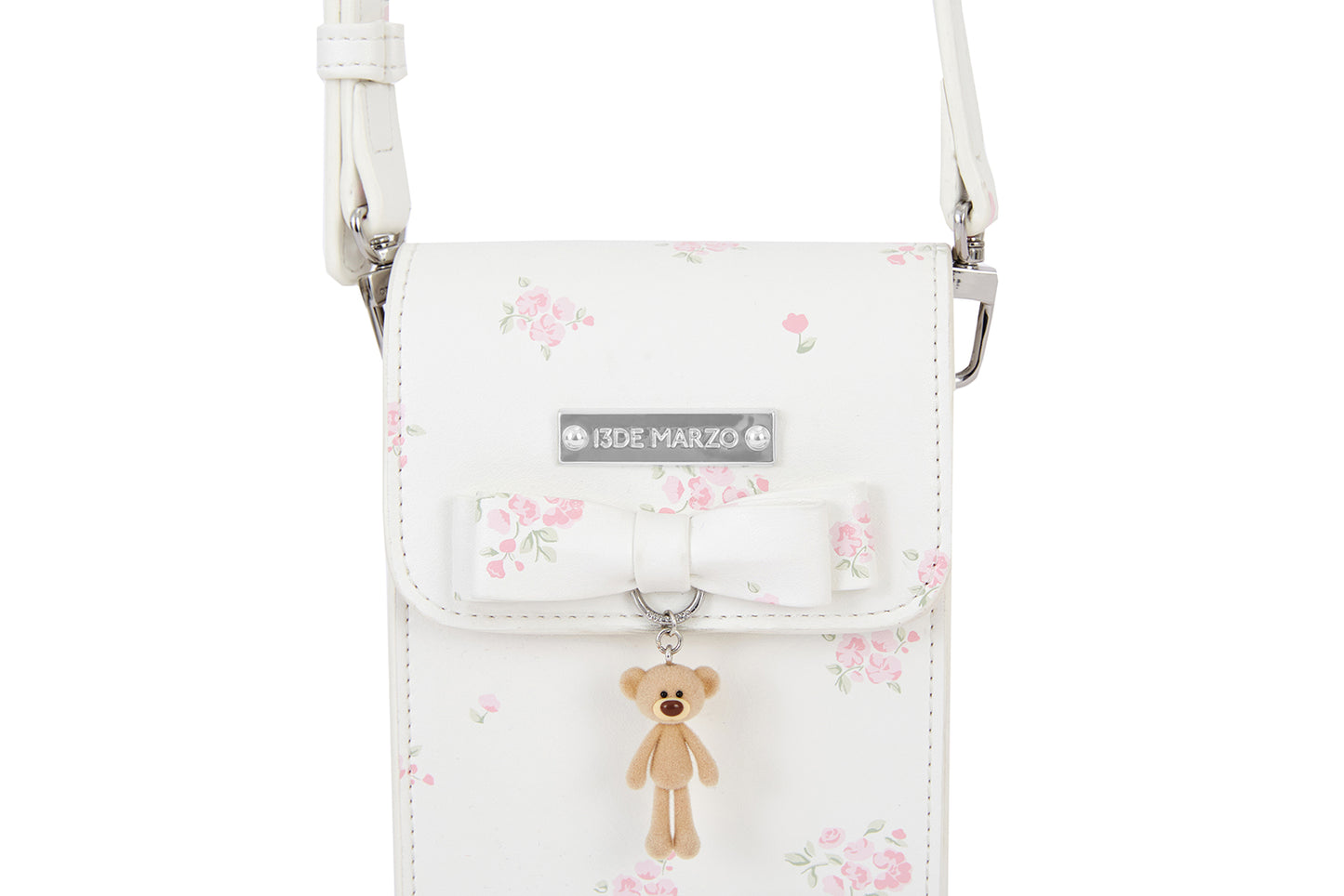 13DE MARZO All-Over Floral Print Phone Pouch