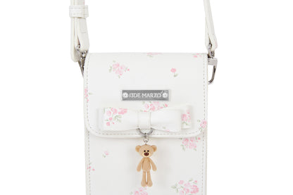 13DE MARZO All-Over Floral Print Phone Pouch