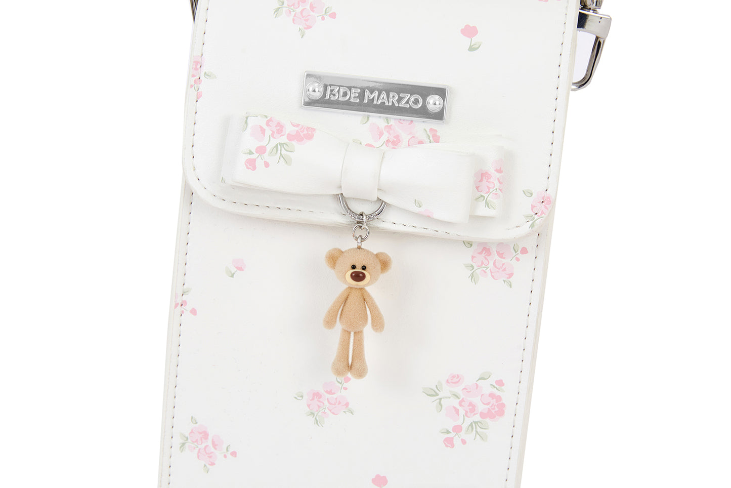 13DE MARZO All-Over Floral Print Phone Pouch