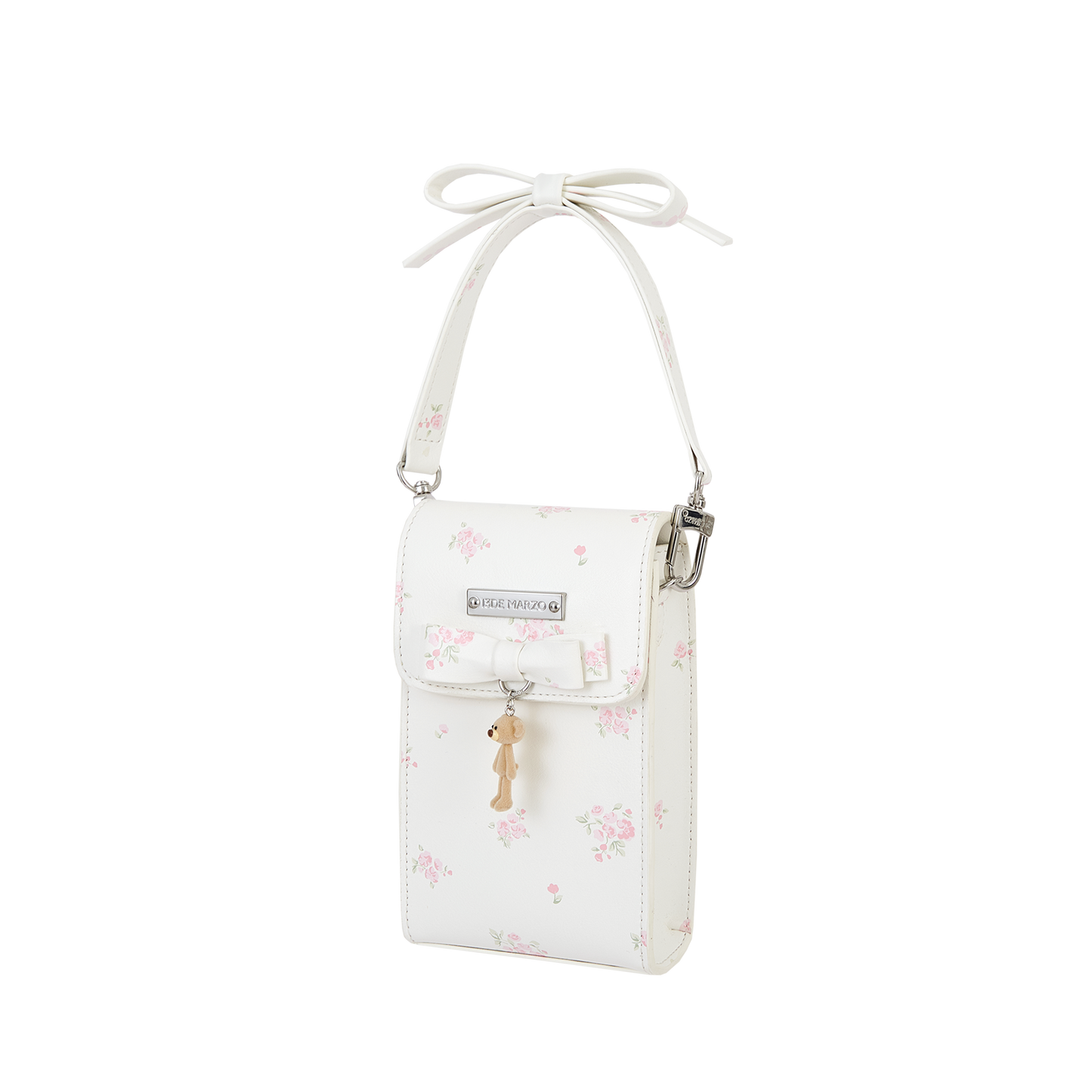 13DE MARZO All-Over Floral Print Phone Pouch