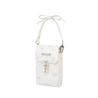 13DE MARZO All-Over Floral Print Phone Pouch