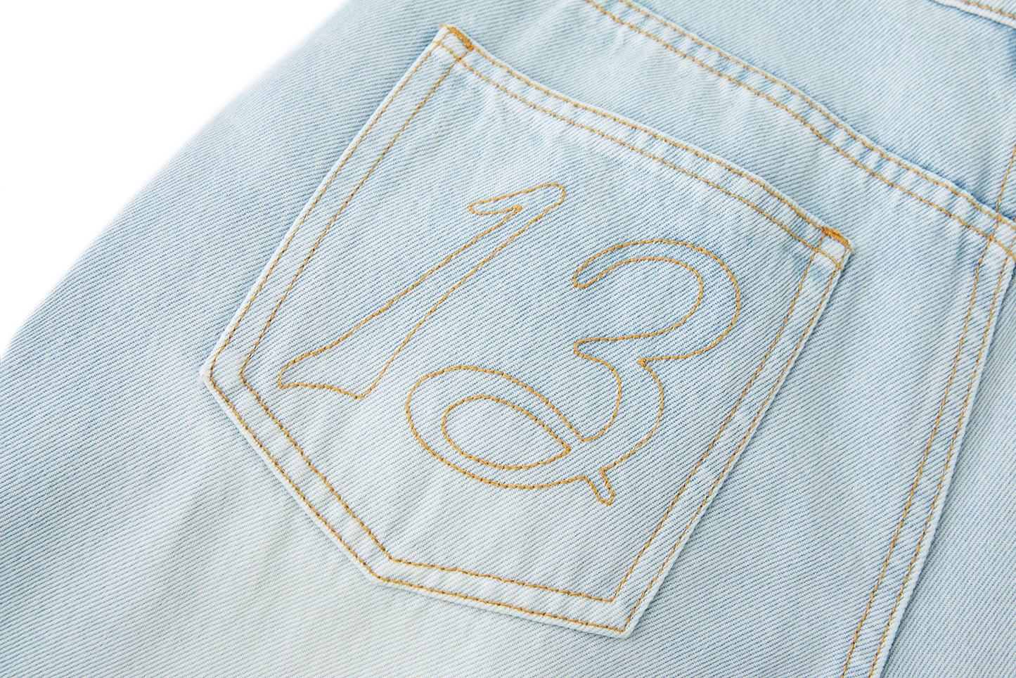 13DE MARZO Colorful All-Over Bear Print Jeans Blue - 13DE MARZO