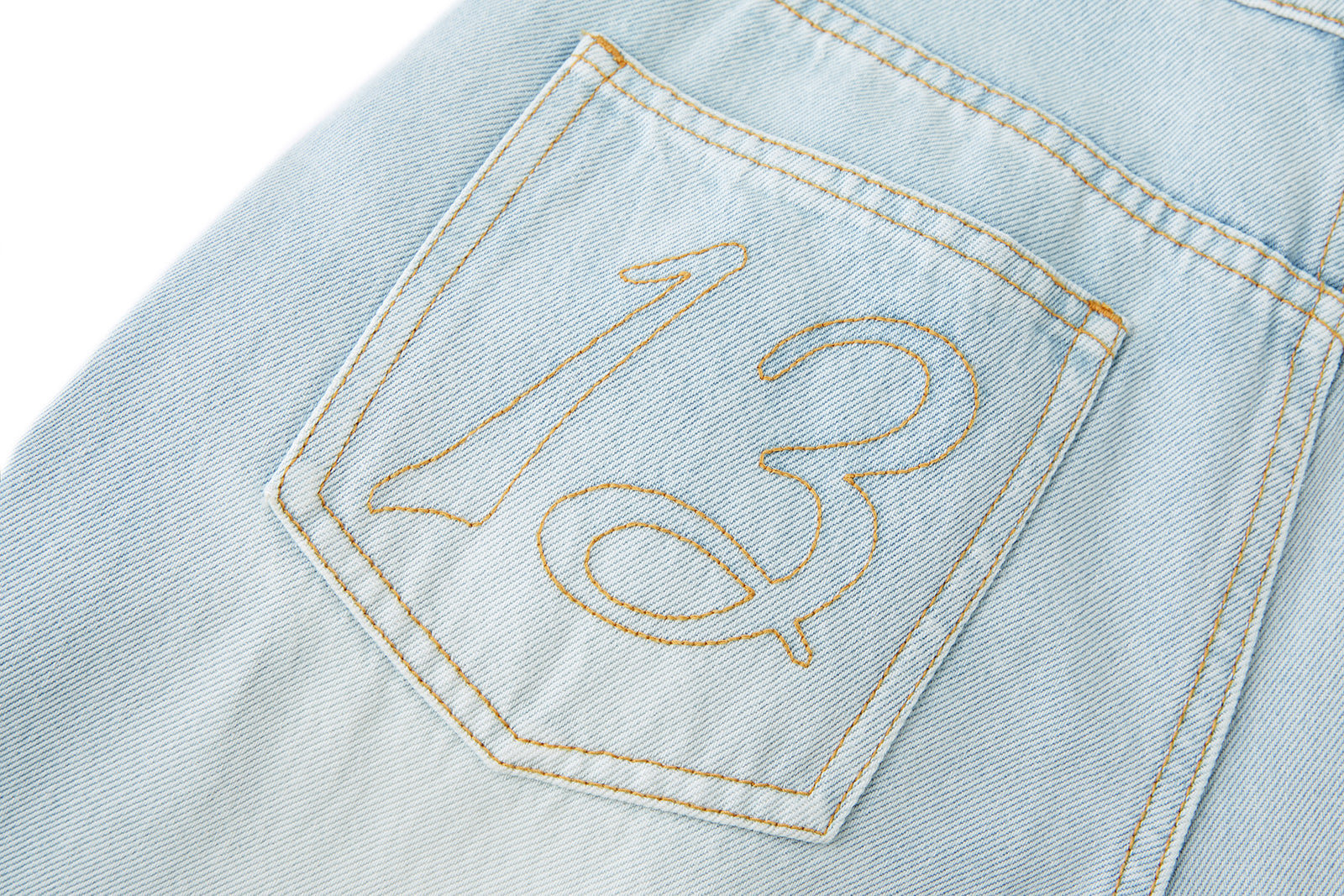 13DE MARZO Colorful All-Over Bear Print Jeans Blue - 13DE MARZO