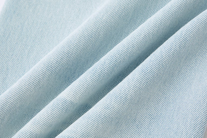 13DE MARZO Colorful All-Over Bear Print Jeans Blue - 13DE MARZO