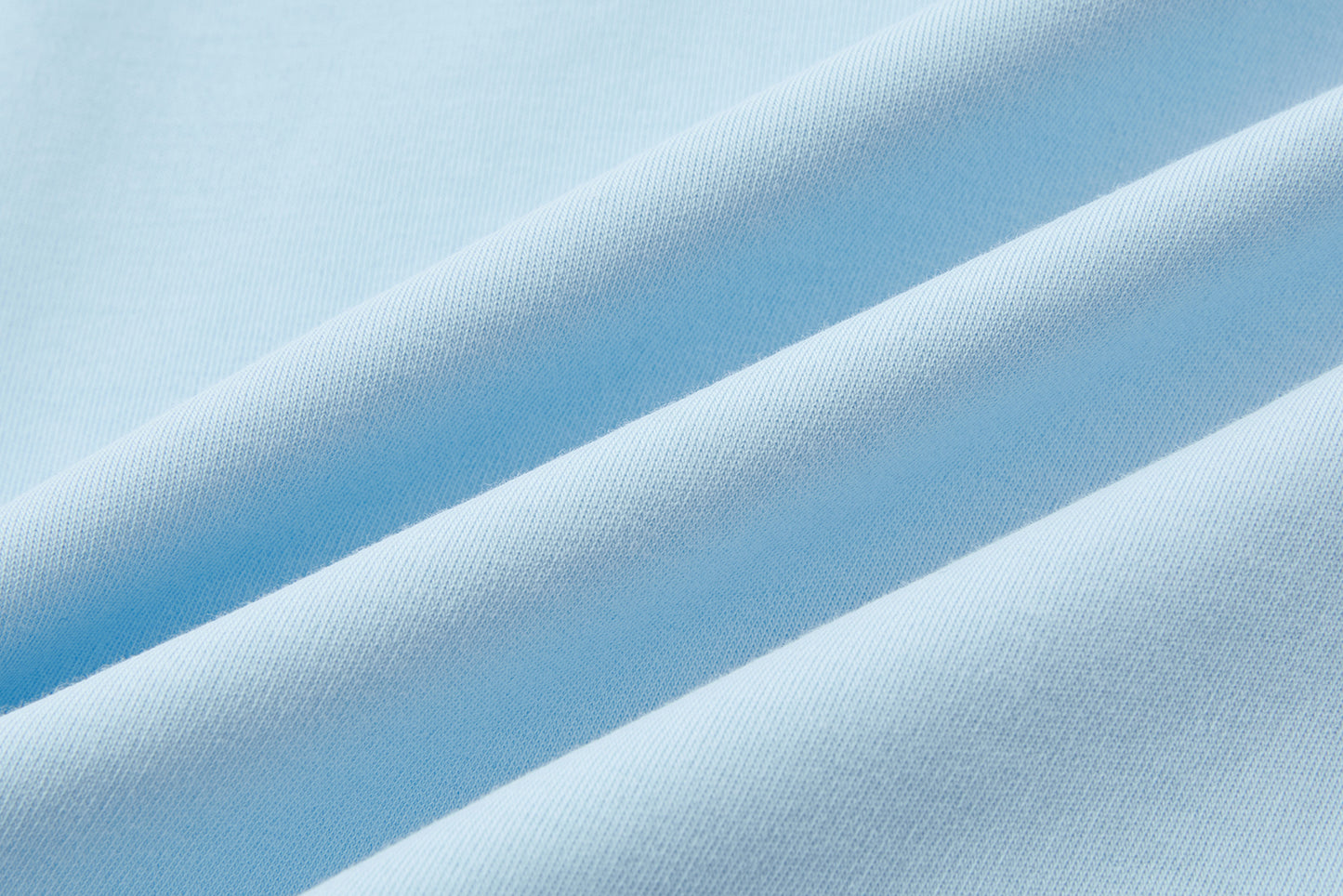 13DE MARZO Cross-Over Collar Button-Strap T-shirt Blue