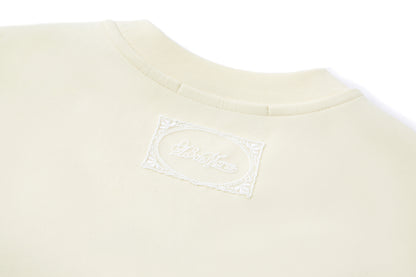 13DE MARZO Bouquet Bear Print T-shirt Yellow