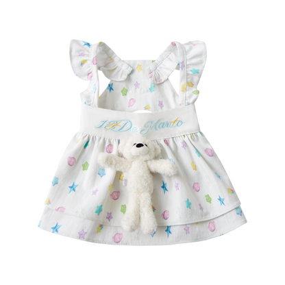 13DE MARZO Star Bear Pinafore Dress Colourful - 13DE MARZO