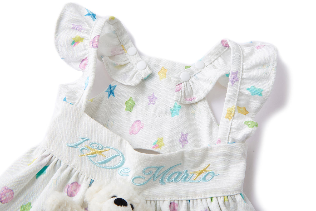 13DE MARZO Star Bear Pinafore Dress Colourful - 13DE MARZO