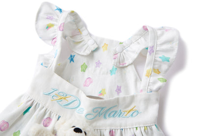 13DE MARZO Star Bear Pinafore Dress Colourful - 13DE MARZO