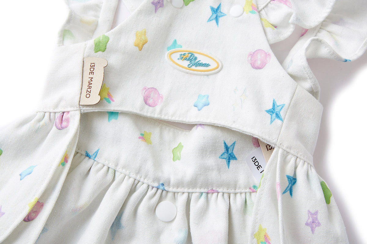 13DE MARZO Star Bear Pinafore Dress Colourful - 13DE MARZO