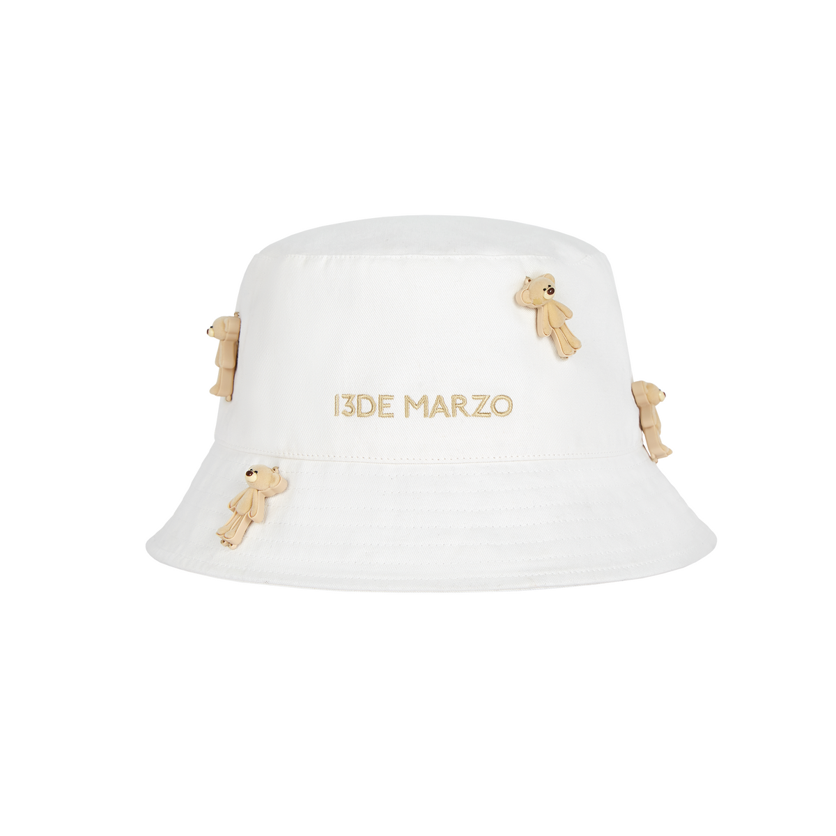 13DE MARZO Doozoo Bucket Hat White - 13DE MARZO