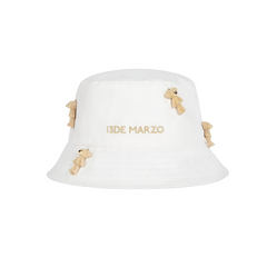 13DE MARZO Doozoo Bucket Hat White