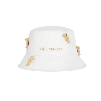 13DE MARZO Doozoo Bucket Hat White - 13DE MARZO