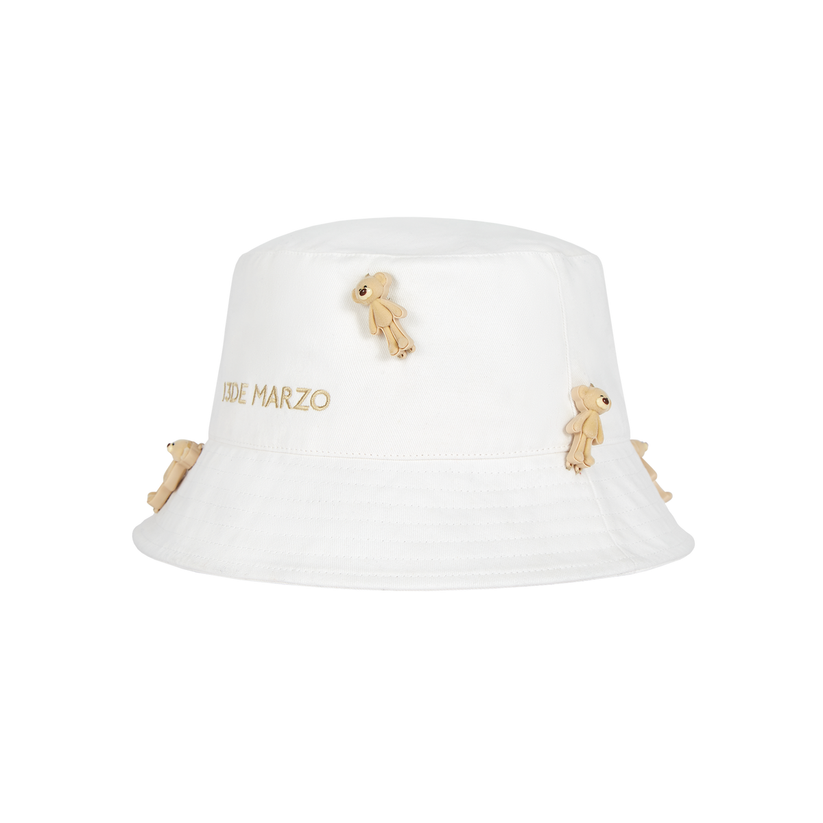13DE MARZO Doozoo Bucket Hat White - 13DE MARZO