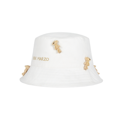 13DE MARZO Doozoo Bucket Hat White - 13DE MARZO