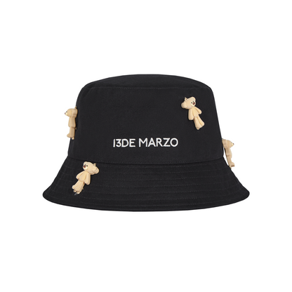 13DE MARZO Doozoo Bucket Hat Black - 13DE MARZO
