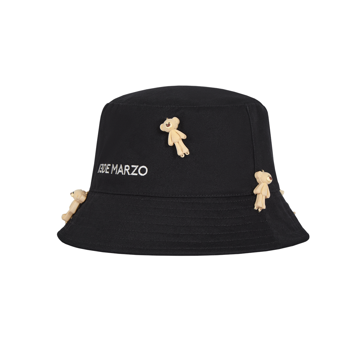13DE MARZO Doozoo Bucket Hat Black - 13DE MARZO