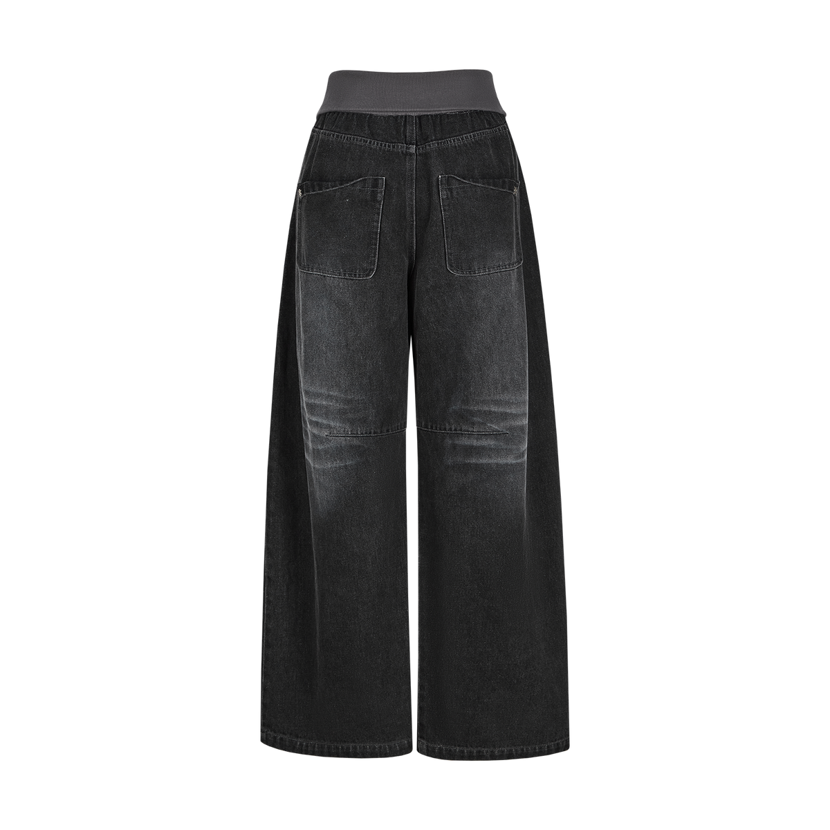 13DE MARZO Snow Bear Beaded Pants Black