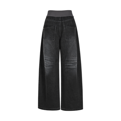 13DE MARZO Snow Bear Beaded Pants Black