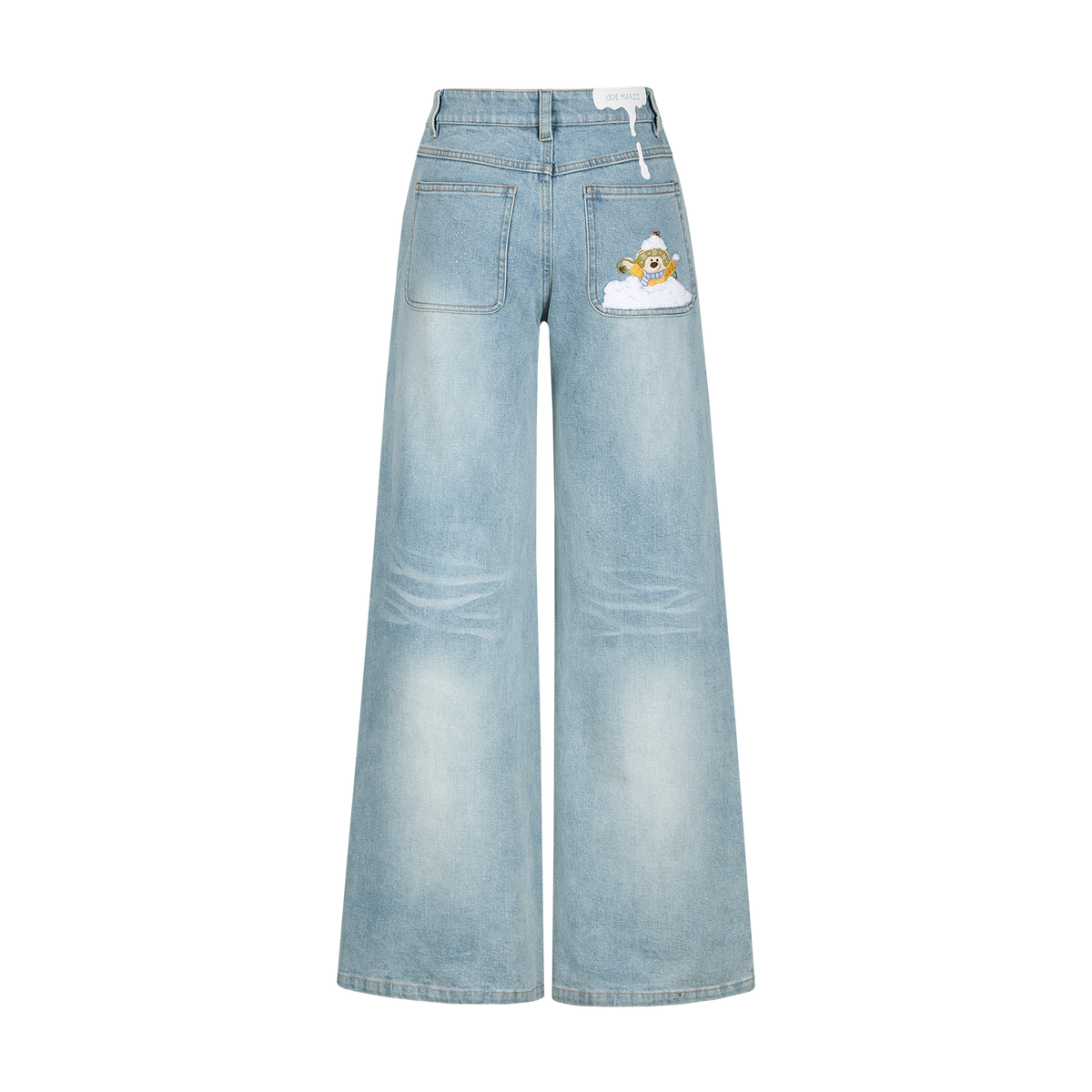 13DE MARZO Snow Bear Shimmer Jeans Blue