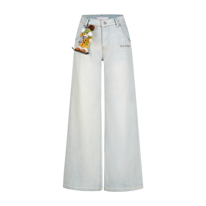 13DE MARZO Snow Bear Shimmer Jeans Grey