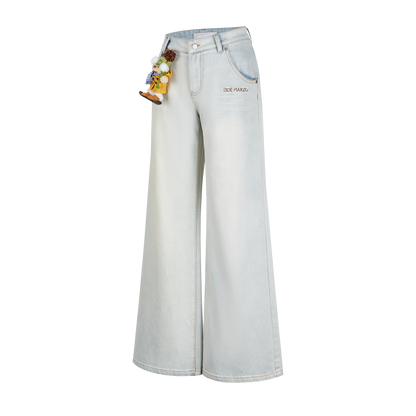 13DE MARZO Snow Bear Shimmer Jeans Grey