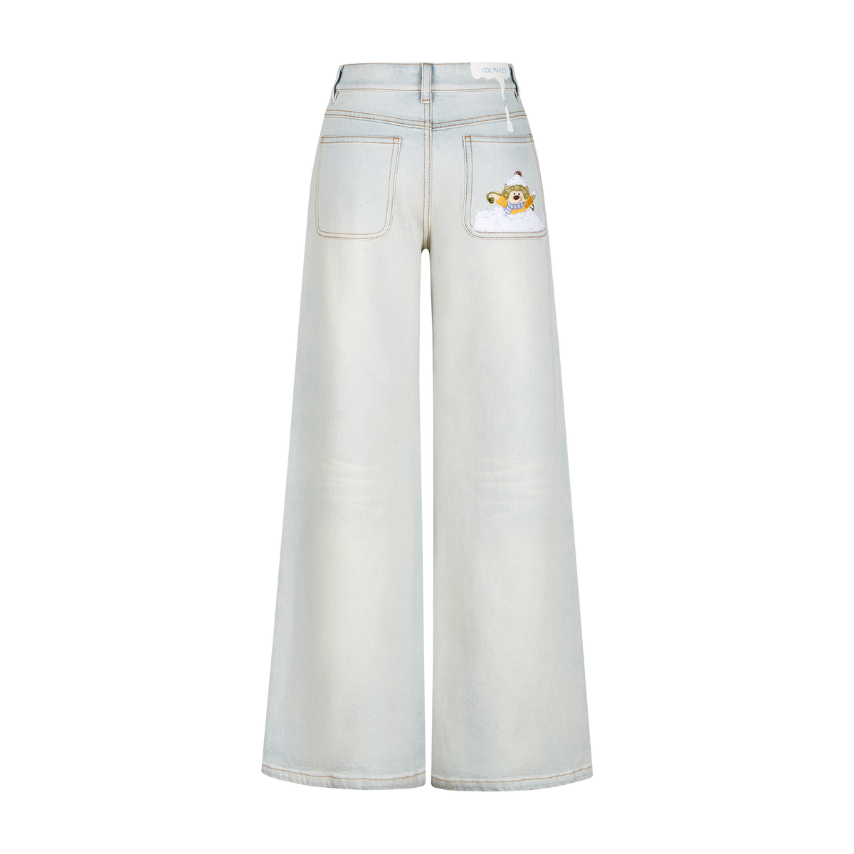 13DE MARZO Snow Bear Shimmer Jeans Grey