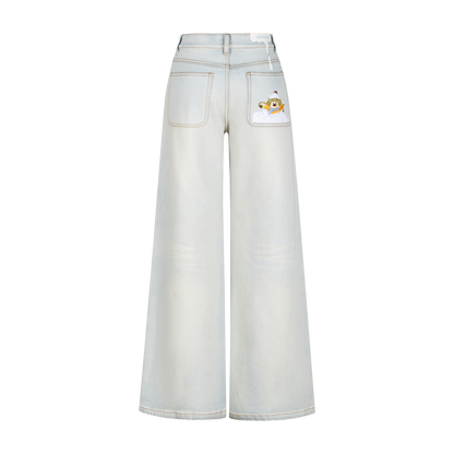 13DE MARZO Snow Bear Shimmer Jeans Grey
