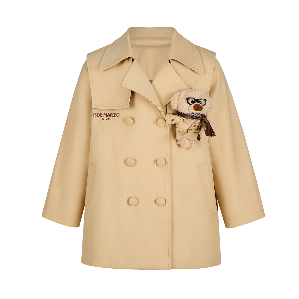 13DE MARZO BabyBear Trench Coat