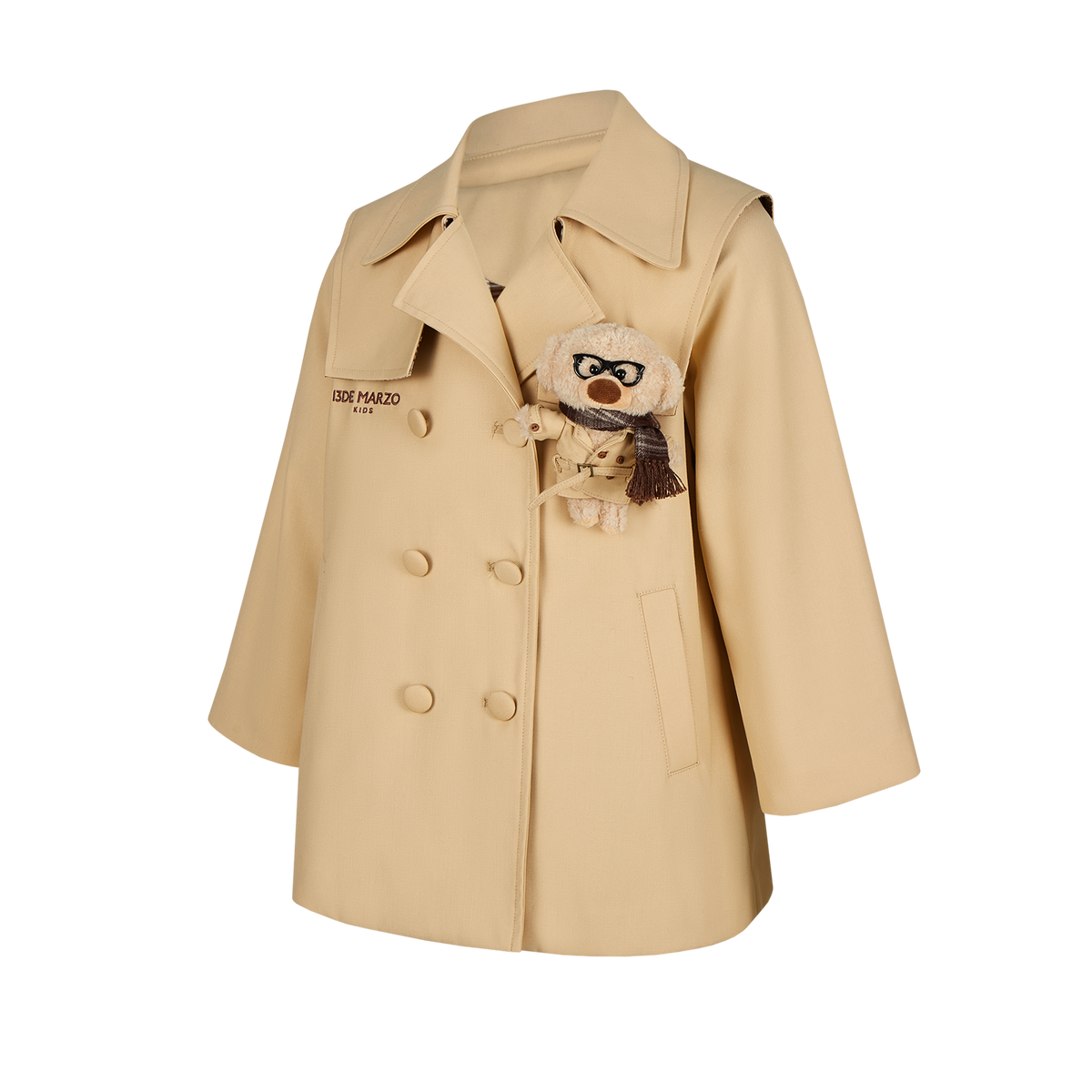13DE MARZO BabyBear Trench Coat
