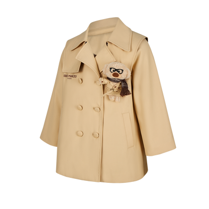 13DE MARZO BabyBear Trench Coat