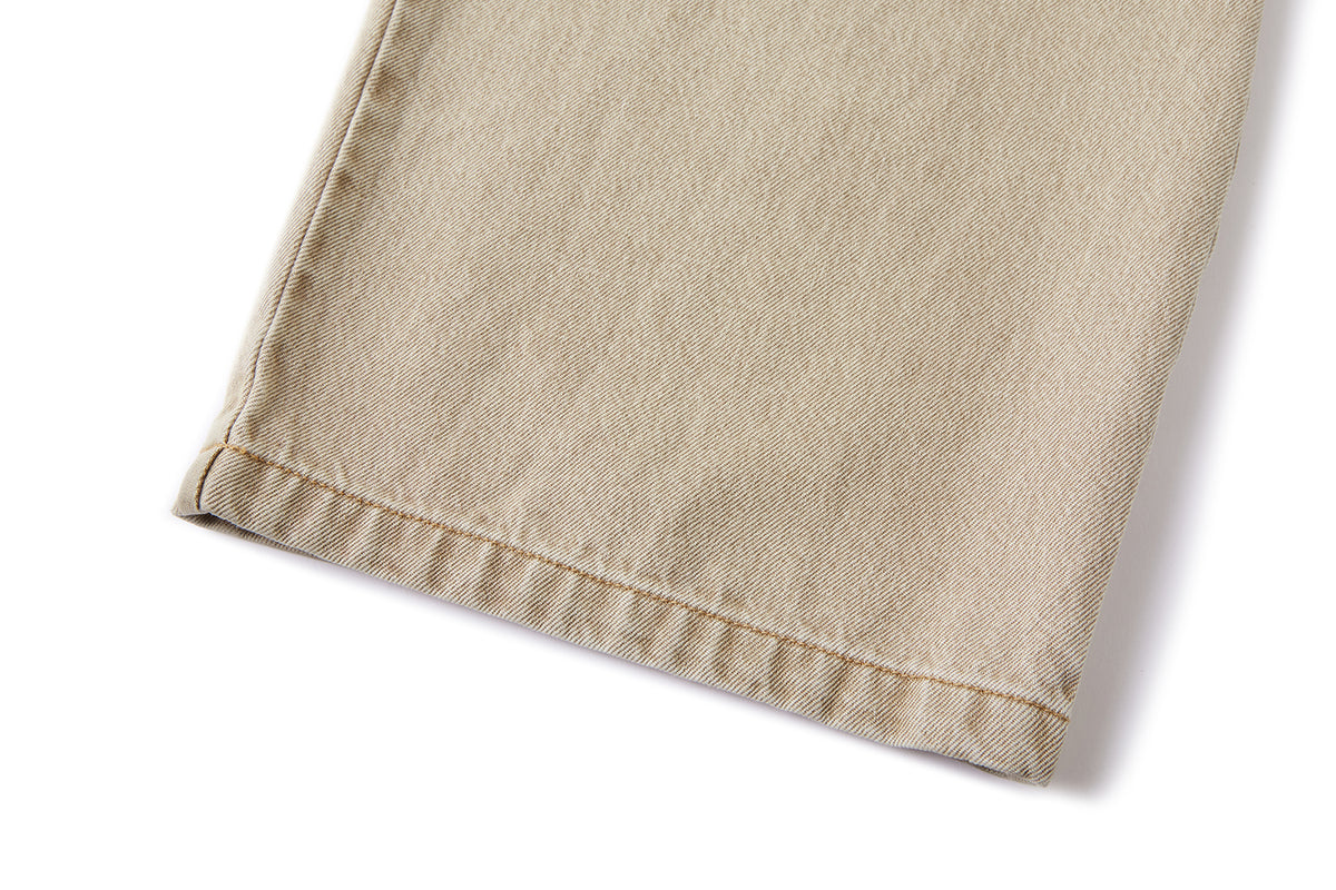 13DE MARZO Snow Bear Beaded Pants Khaki
