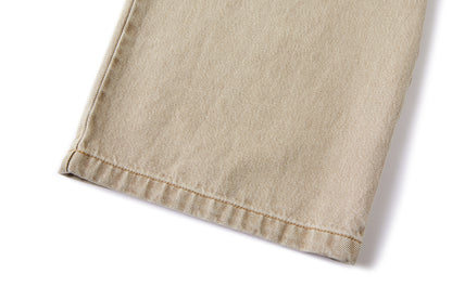 13DE MARZO Snow Bear Beaded Pants Khaki