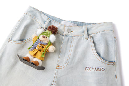 13DE MARZO Snow Bear Shimmer Jeans Grey