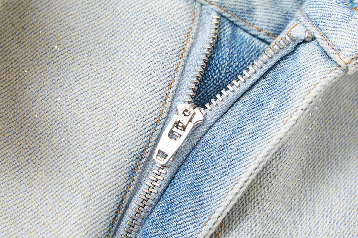 13DE MARZO Snow Bear Shimmer Jeans Grey
