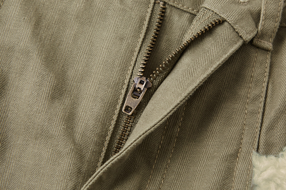 13DE MARZO Snow Bear Casual Pants Green