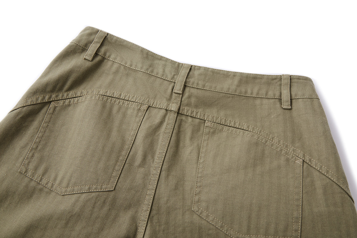 13DE MARZO Snow Bear Casual Pants Green