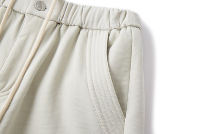 13DE MARZO Drawstring Cargo Casual Pants Grey