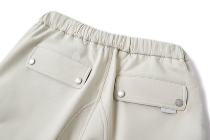 13DE MARZO Drawstring Cargo Casual Pants Grey