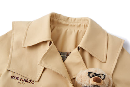 13DE MARZO BabyBear Trench Coat