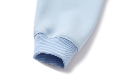 13DE MARZO Snow Bear Polo Stripe Knit Top Blue