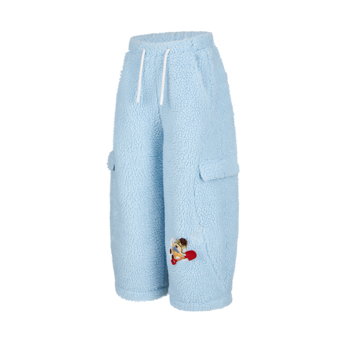 13DE MARZO Snow BabyBear Patch Sweatpants Blue