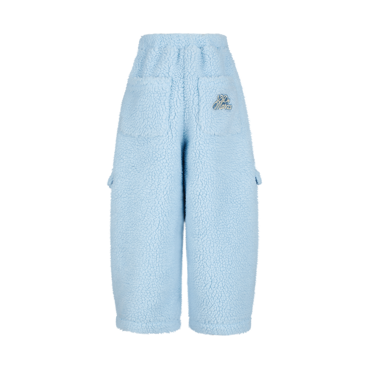 13DE MARZO Snow BabyBear Patch Sweatpants Blue