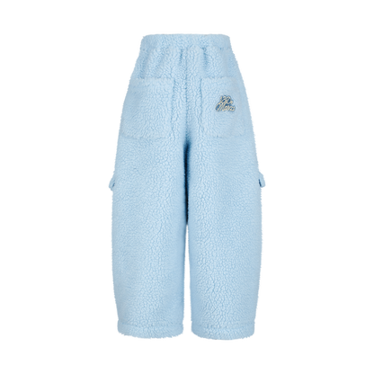 13DE MARZO Snow BabyBear Patch Sweatpants Blue