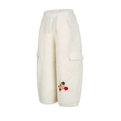 13DE MARZO Snow BabyBear Patch Sweatpants Beige