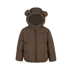 13DE MARZO BabyBear Ear Short Down Jacket Brown