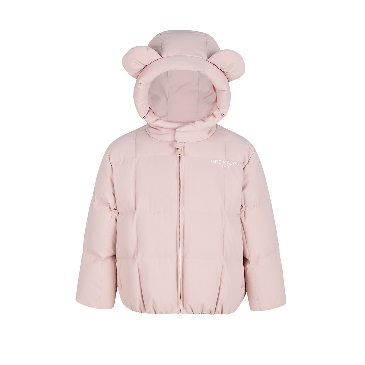 13DE MARZO BabyBear Ear Short Down Jacket Pink