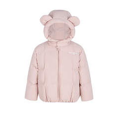 13DE MARZO BabyBear Ear Short Down Jacket Pink